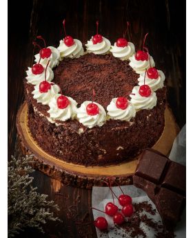 Black Forest Cake-1 Cake, 12 Slices (Order Lead Time 3-4 Days)
